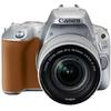 Aparat foto DSLR Canon EOS 200D, 24.2 MP, Wi-Fi, Argintiu + Obiectiv EF-S 18-55mm, f/3.5-5.6 IS SL