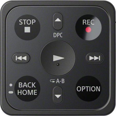 Reportofon compact digital ICD-TX800B, 16GB, Telecomanda, Microfon stereo, USB, Negru