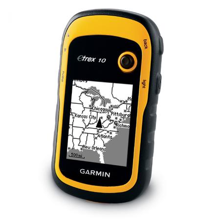 GPS montan eTrex® 10x, display monocrom 2.2" - harta de baza a lumii cu relief umbrit