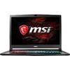 Laptop MSI Gaming 17.3'' GS73VR 7RG Stealth Pro, FHD 120Hz 3ms, Procesor Intel Core i7-7700HQ, 16GB DDR4, 1TB 7200 RPM + 256GB SSD, GeForce GTX 1070 8GB, No OS, Black