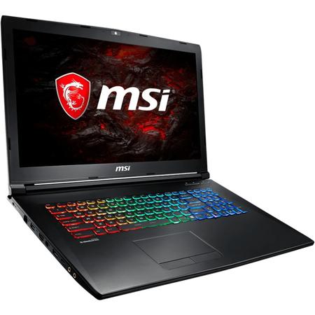Laptop MSI Gaming 17.3'' GP72MVR 7RFX Leopard Pro, FHD, Procesor Intel Core i7-7700HQ, 8GB DDR4, 1TB + 128GB SSD, GeForce GTX 1060 6GB, FreeDos, Black, RGB Backlit