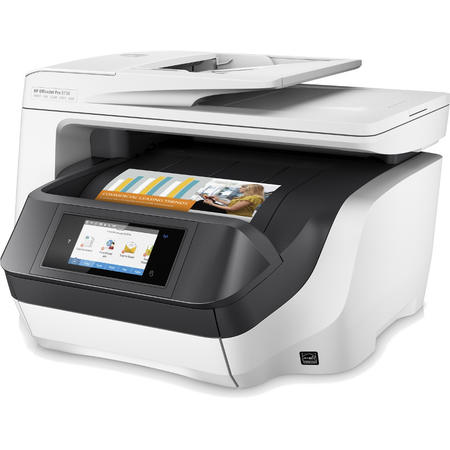 Multifunctional HP Officejet Pro 8730 e-All-in-One, Inkjet, Color, Format A4, Fax, Retea, Wi-Fi, Duplex