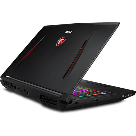 Laptop MSI Gaming 15.6'' GT63 Titan 8RG, FHD 120Hz 3ms, Procesor Intel Core i7-8850H, 16GB DDR4 2666MHz, 1TB 7200 RPM + 128GB SSD, GeForce GTX 1080 8GB, FreeDos, Black, Per Key RGB Backlit