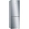 Combina frigorifica Bosch KGE36VL4A, 302 l, Low Frost, VitaFresh, clasa A+++, H 186 cm, inox
