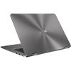 Laptop 2-in-1 ASUS 14'' ZenBook Flip UX461UA, FHD Touch, Procesor Intel Core i7-8550U, 8GB, 512GB SSD, GMA UHD 620, Win 10 Pro, Gray