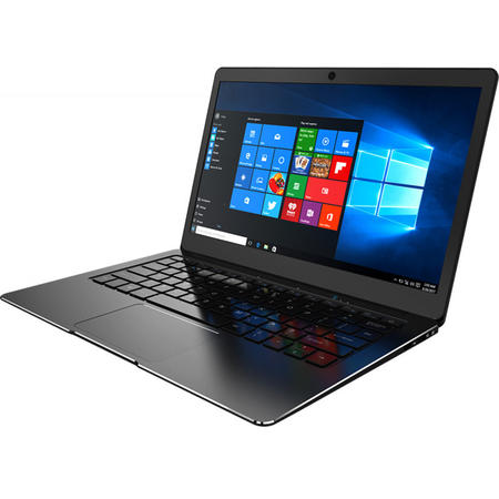Laptop nJoy 13.3'' Aerial, FHD IPS, Procesor Intel Celeron N3350, 4GB, 32GB eMMC, GMA HD 500, Win 10 Home, Black
