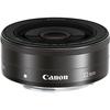Canon Aparat foto mirrorless EOS M50, 25.8 MP, 4K, Wi-Fi, Negru + Obiectiv EF-M 15- 45mm f/3.5-6.3 IS STM + Obiectiv EF-M 22mm f/2.0 STM
