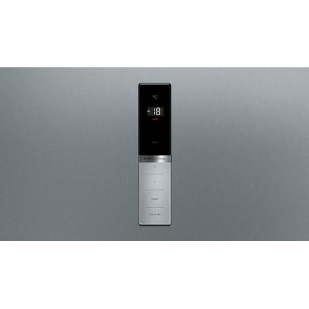 Congelator Bosch Serie 6 GSN36BI3P, NoFrost, 242 l, FreshSense, afisaj digital, Twist Ice Box, clasa A++, inox