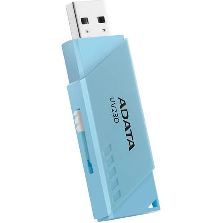 Memorie USB 32GB, UV230, USB2.0, retractabil, albastru