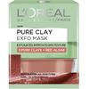 Masca exfolianta pentru netezirea tenului cu extract de alga rosie L'Oreal Paris Pure Clay, 50 ml