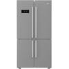 Beko Side by Side GN1416221XP, 541 l, Clasa A+, NeoFrost dual cooling, Everfresh+, H 182 cm, Inox antiamprenta