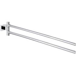 Suport prosop doua brate Grohe Essentials Cube, 439 mm, crom, 40624001