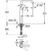 Baterie lavoar Grohe Essence XL-size, fara ventil, crom, 32901001