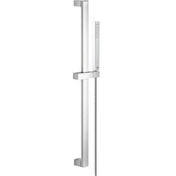 Set dus Grohe Euphoria Cube+, para dus metal, bara 600 mm, furtun dus metalic Rotaflex Longlife, 1750 mm, crom, 27891000