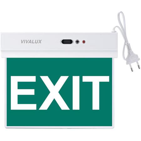 Lampa Exit Led 1.8W, IP20, autonomie baterie 4-5 ore, baterie 3.7V 600mAH, timp de incarcare 24-48 ore