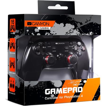 Gamepad Canyon CND-GP5 PS4 Black
