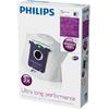 Philips Sac sintetic S-bag FC8027/01, 3 saci, capacitate XXL, 5 litri
