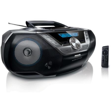 Microsistem audio AZ780, CD Player, tuner FM, USB, AUX, 2x1 W, negru