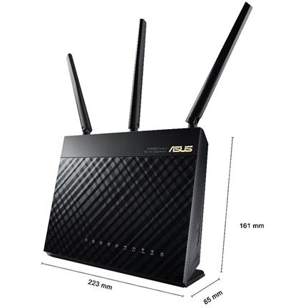 Router wireless ASUS Gigabit RT-AC68U Dual-band Wireless-AC1900