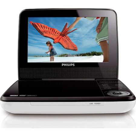 DVD Player portabil PD7030/12, alb/negru