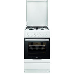 Aragaz pe gaz Electrolux EKG51151OW, 4 arzatoare, aprindere electrica, grill, 50 cm, alb