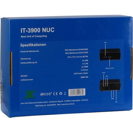 Carcasa IT-3900 NUC, Aluminium NUC Case, cu sursa externa 60W