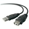 BELKIN Cablu prelungitor 1.8m, USB 2.0 (AM-AF) F3U153CP1.8M