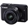 Canon Camera foto EOS M10 kit 15-45mm, 18 MP, CMOS, 3" LCD tactil