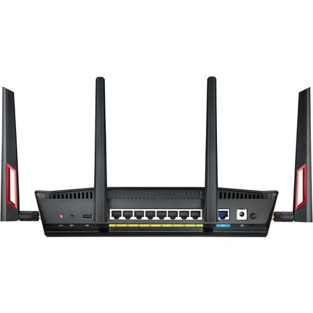 Router wireless ASUS RT-AC88U Black, Dual-Band AC3100 Gigabit, IEEE 802.11 a/b/g/n/ac