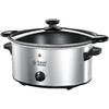 Russell Hobbs Slow cooker Cook Home Searing 22740-56, 3.5 l, 2 setari gatit, mentinere la cald, include tigaie prajit, inox