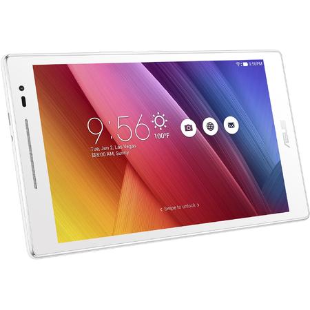 Tableta ASUS ZenPad 8.0 Z380M, 8 inch IPS MultiTouch, Procesor Mediatek MT8163, 2GB RAM, 16GB flash, Wi-Fi, Bluetooth, GPS, Android 5.0, White