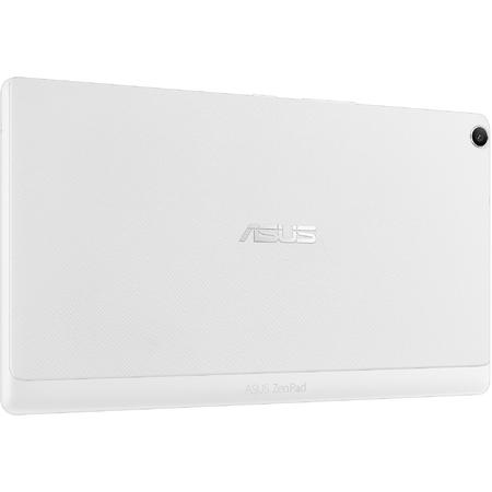 Tableta ASUS ZenPad 8.0 Z380M, 8 inch IPS MultiTouch, Procesor Mediatek MT8163, 2GB RAM, 16GB flash, Wi-Fi, Bluetooth, GPS, Android 5.0, White