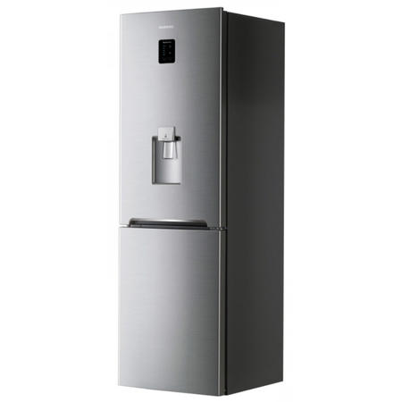 Combina frigorifica Daewoo RN-307RDQM, 305 l, Clasa A+, Dispenser apa, No Frost, Argintiu