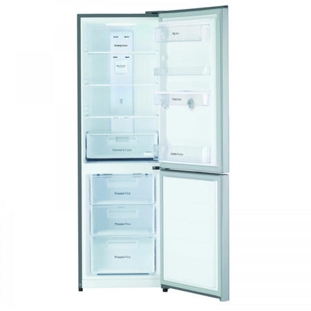 Combina frigorifica Daewoo RN-307RDQM, 305 l, Clasa A+, Dispenser apa, No Frost, Argintiu