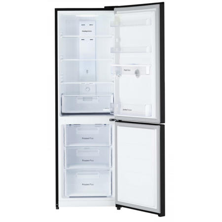 Combina frigorifica Daewoo RN-308RDQB, 305 l, Clasa A+, No Frost, Dispenser apa, Negru