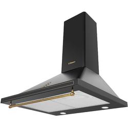 Hota decorativa Hansa OKC613RBH, Putere de absorbtie 403 mc/h, 3 trepte de viteza, 60 cm, Negru