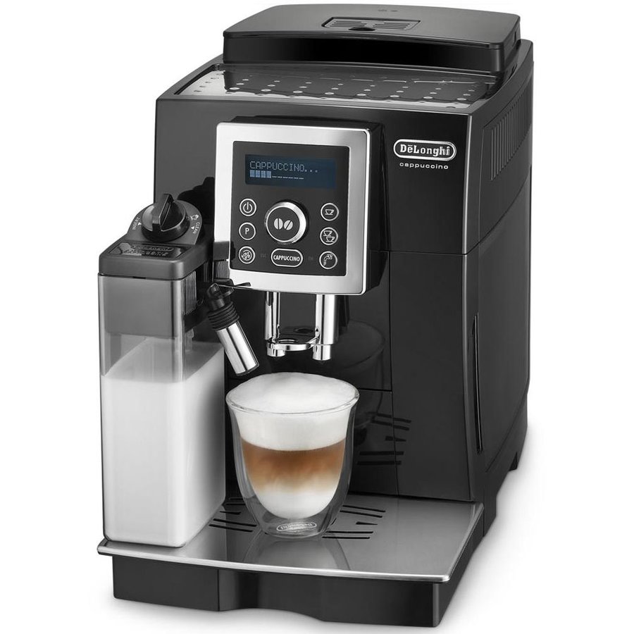 Espressor automat Intensa Cappuccino ECAM 23.460 B, 1450 W, 15 bar, 1.8 l, carafa lapte, display LCD, negru