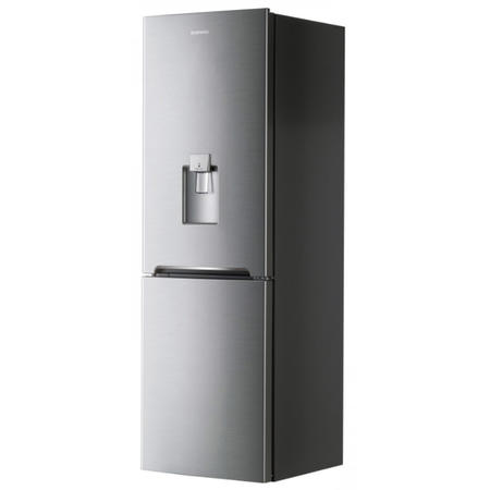Combina frigorifica Daewoo RN-308RDQM, 305 l, Clasa A+, No Frost, Dispenser apa, Argintiu