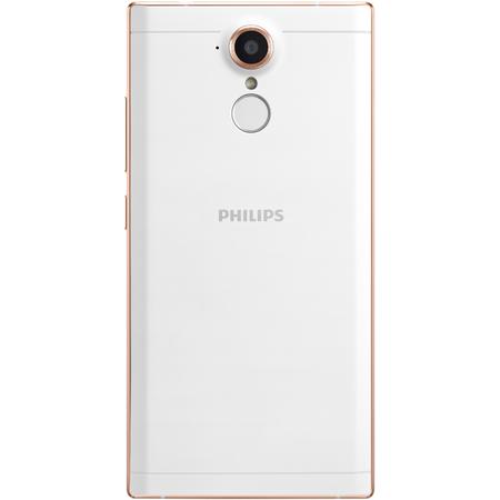 Telefon mobil Philips X586, Dual Sim, 16GB, 4G, Champagne White