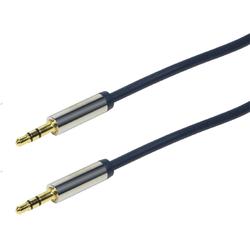LOGILINK Cablu audio Jack 3,5 mm 1m albastru