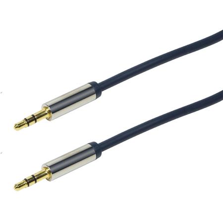 Cablu audio Jack 3,5 mm 3m albastru