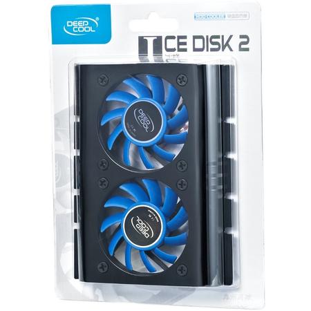 Cooler HDD Icedisk 2, dual 60x60x10mm fans, pentru HDD de 3.5"
