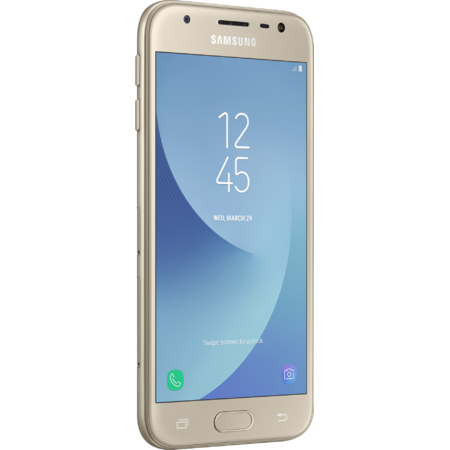 Telefon mobil Galaxy J3 (2017), Dual SIM, 16GB, 4G, auriu