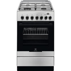 Aragaz mixt Electrolux EKK52950OX, 50 cm, 4 arzatoare gaz, cuptor electric, Plus Steam, siguranta, timer, aprindere integrata, grill, 57 l, clasa A, inox