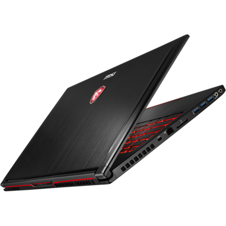 Laptop MSI Gaming GS63 7RD 15.6'' FHD, Intel Core i7-7700HQ ,  8GB DDR4, 256GB SSD, Geforce GTX 1050 2GB GDDR5 , Black