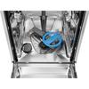 Masina de spalat vase incorporabila Electrolux ESL4582RA, 9 seturi, 6 programe, motor inverter, indicator luminos pe podea, afisaj digital, 45 cm, clasa A++, inox