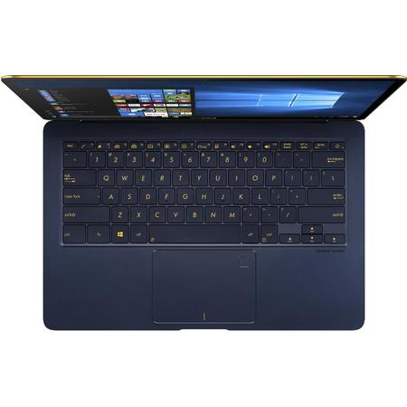 Ultrabook ASUS 14'' ZenBook 3 Deluxe UX490UAR, FHD,  Intel Core i7-8550U, 8GB, 512GB SSD, GMA UHD 620, FingerPrint Reader, Win 10 Home, Blue Metal