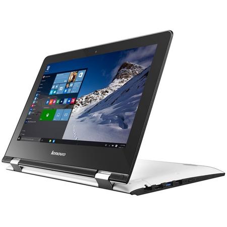 Laptop 2-in-1 Lenovo 11.6" Yoga 300-11 (Flex 3), HD Touch,  Intel Celeron N3060 , 4GB, 32GB eMMC, GMA HD 400, Win 10 Home, White