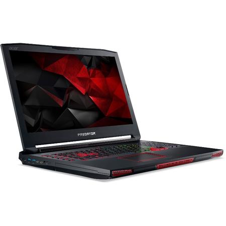 Laptop Acer Gaming 17.3'' Predator GX-792, FHD IPS, Intel Core i7-7820HK , 16GB DDR4, 1TB 7200 RPM + 256GB SSD, Geforce GTX 1080 8GB, Linux, Black