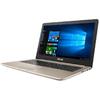 Laptop ASUS 15.6'' VivoBook Pro 15 N580VN, FHD,  Intel Core i7-7700HQ , 8GB DDR4, 500GB + 128GB SSD, GeForce MX150 2GB, Endless OS, Gold